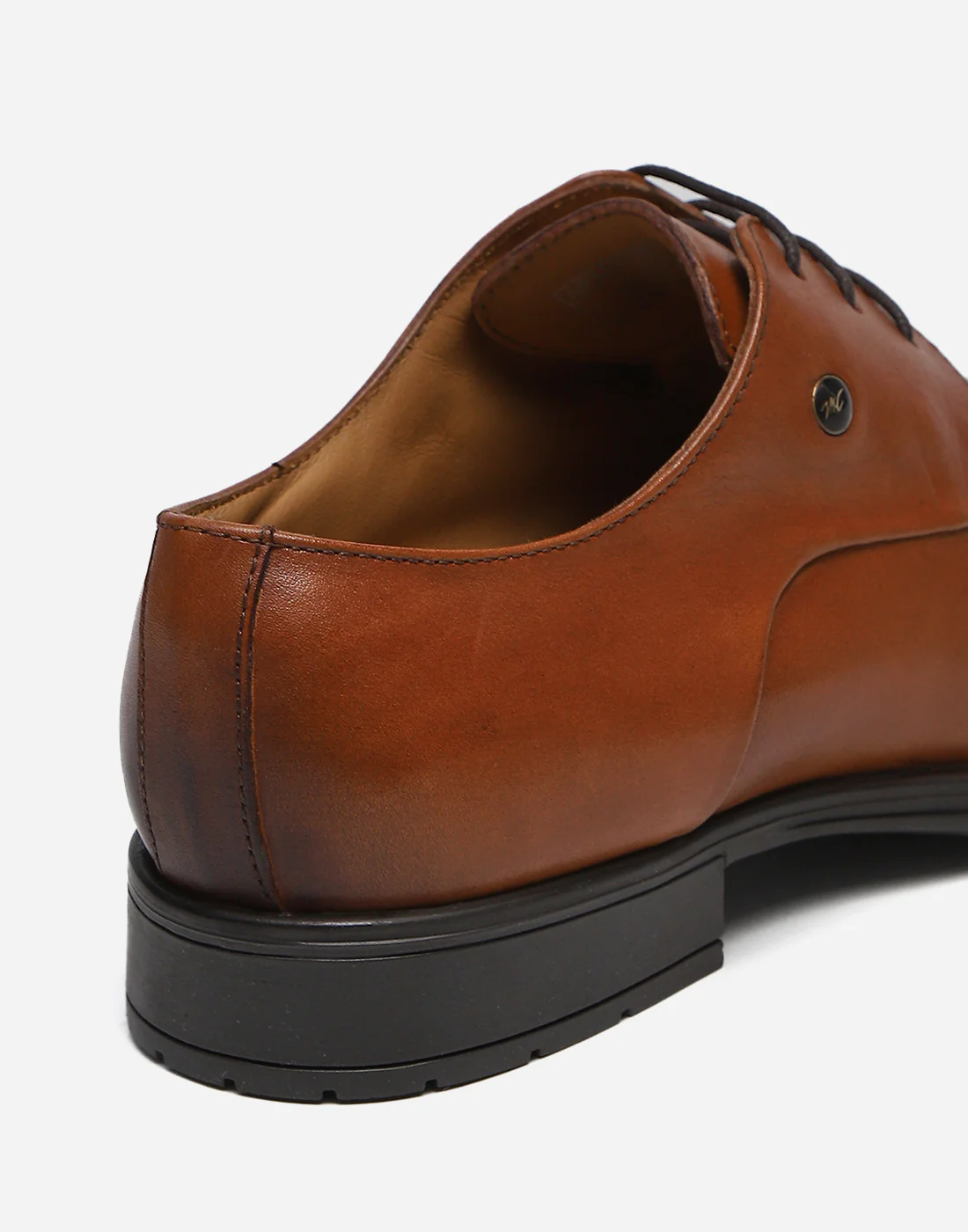 Men Tan Lace Up Genuine Leather Formal Brogues - Image 8