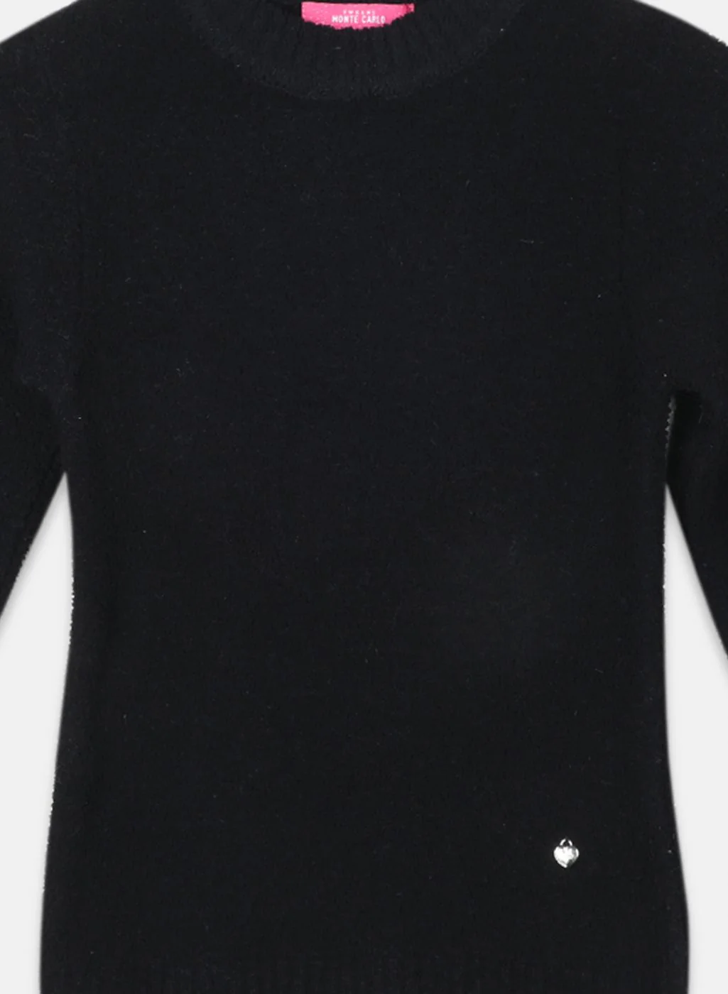 Girls Black Solid Top - Image 3
