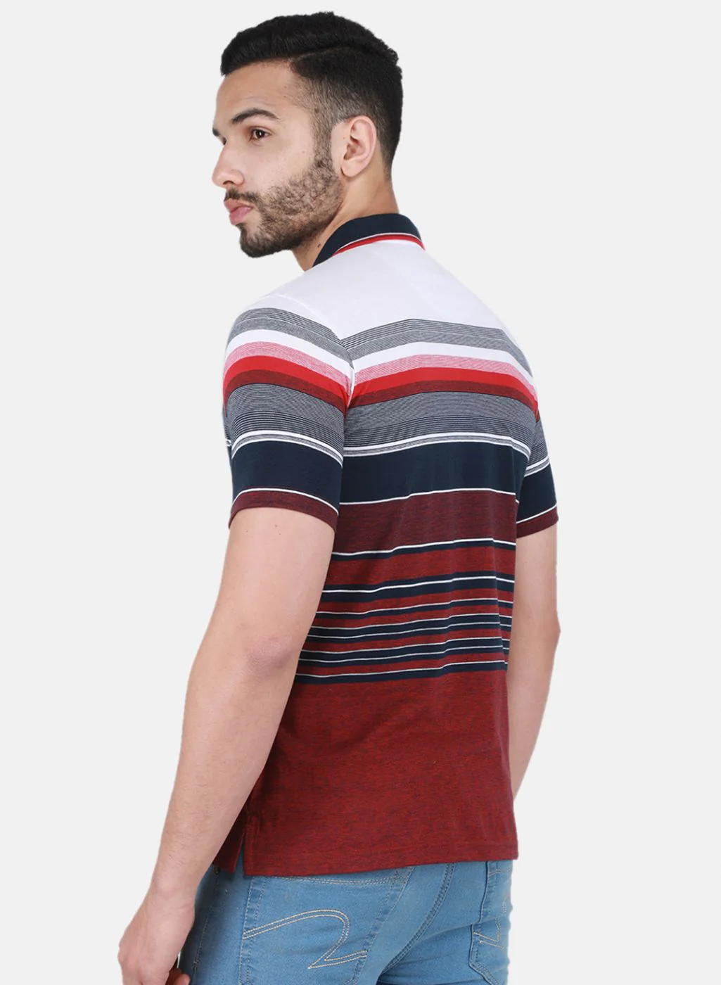 Men Maroon Printed T-Shirt - Image 3