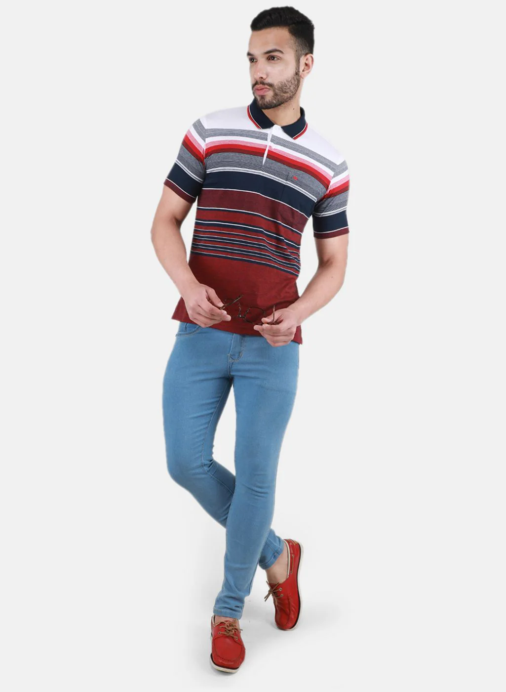 Men Maroon Printed T-Shirt - Image 4