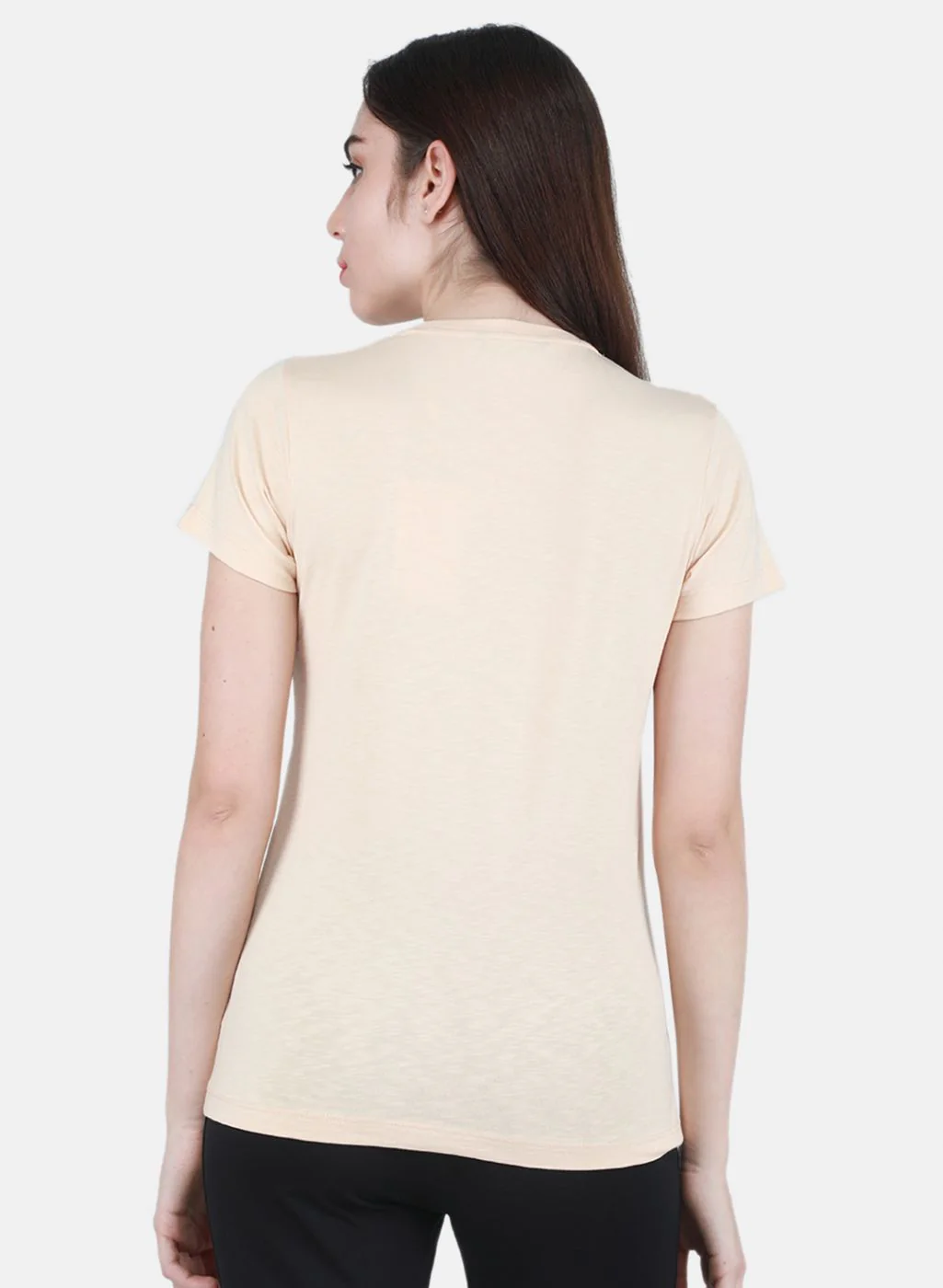 Women Beige Printed Top - Image 3