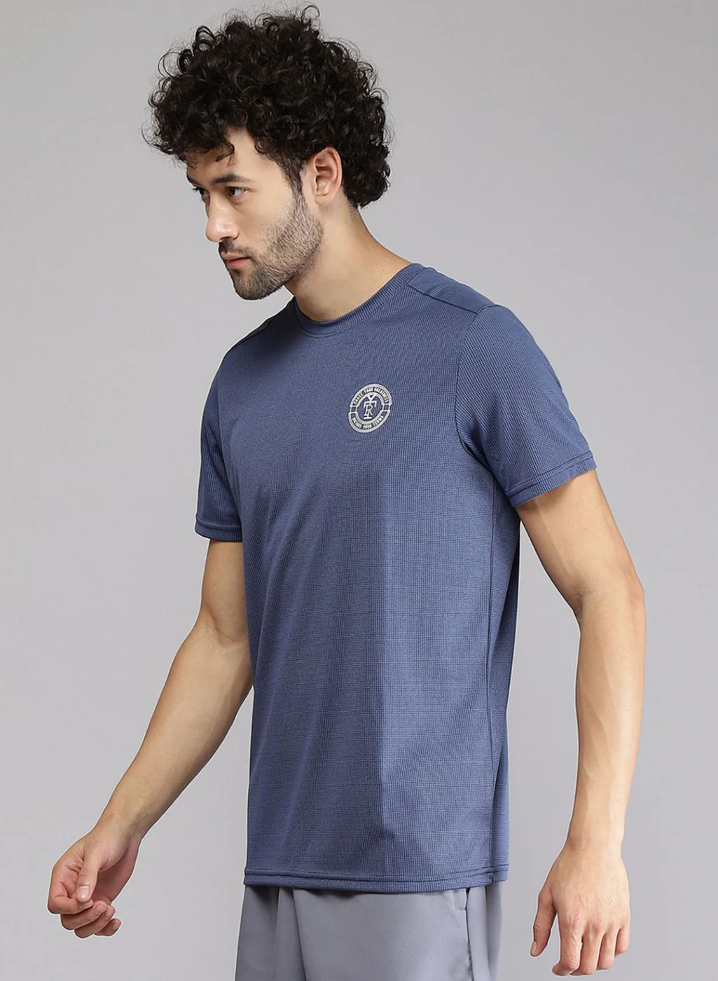 Rock.it Men Blue Printed T-Shirt - Image 3