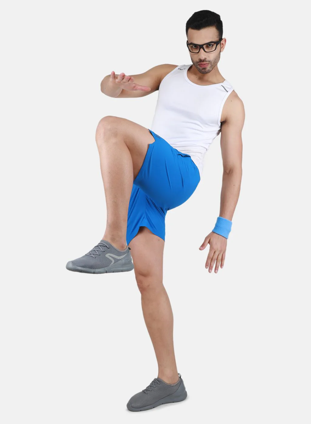 Rock.it Men Blue Self Design Short - Image 4
